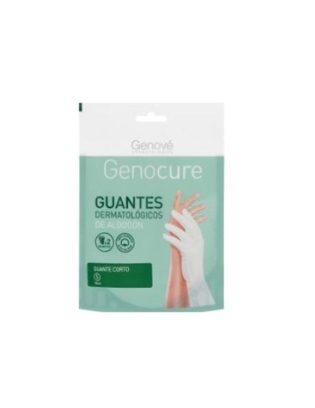 Genocure Guantes Dermatológicos Algodón 6- 7 Peq Genove