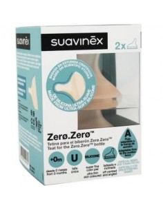 Tetina Zero Antic B/Ancha Sili Flujo Adap 2Uni Suavinex
