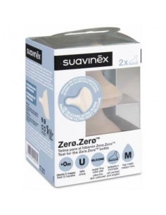 Tetina Zero Antic B/Ancha Sili Flujo Medio 2 Uni Suavinex