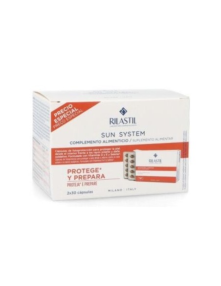 Ril Duplo Sun System Oral 2X30 Cápsulas  Rilastil