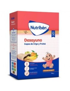 Nutriben Desayuno Copos Trigo Frutas 750 Gramos+12M Nutriben