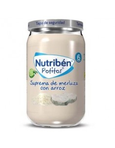 Nutriben Potito Suprema Merluza Arroz 235 Gramos+6M Nutriben
