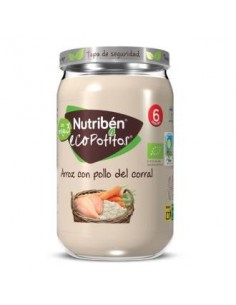 Nutriben Eco Potito Pollo Corral Arroz 235 Gramos+6M Nutriben