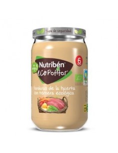 Nutriben Eco Potito Verduras-Ternera Eco 235Gr +6M Nutriben