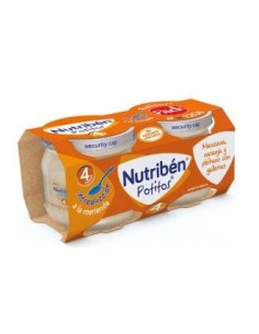 Nutriben Potito Manza-Naran-Plata-Galle 2X120Gr Nutriben