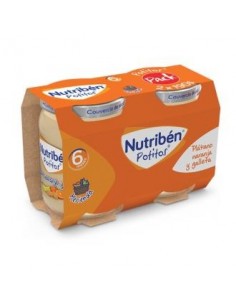 Nutriben Potito Platano Naranja Galleta 2X190Gr Nutriben