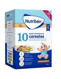 Nutriben Papilla 10 Cereales 600 Gramos Nutriben