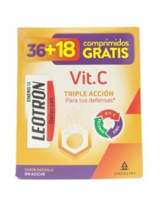 Leotron Vit C 36 Comprimidos+18 Comprimidos De Regalo Leotron