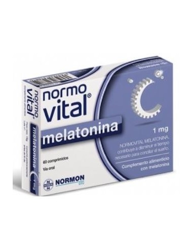 Normovital Melatonina 1Mg 60 Comp Normon