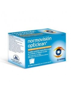 Normovision Opticlean 30 Toallitas Normon
