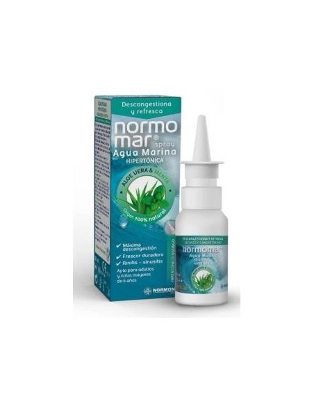 Normomar Spray Use&Amp Go Aloe Menta 30 Ml Normon