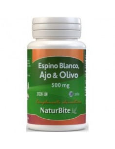 Espino Blanco + Ajo + Olivo 100 Perlas Naturbite
