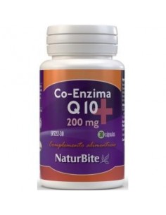 Co-Enzima Q10 200Miligramos 30 Cápsulas  Naturbite