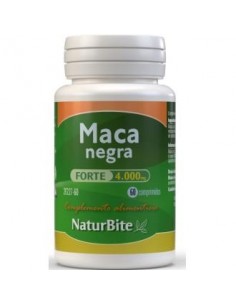 Maca Negra Forte 4000Miligramos 60 Comprimidos Naturbite