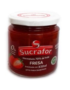 Mermelada De Fresa 70% Fruta 0% Azucar 260 Gramos Sucrafor