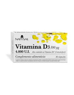 Vitamina D3 4000Ui 30Cap. de Natysal