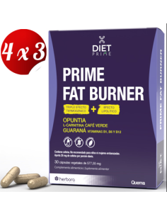 Pack 4x3 Prime Fat Burner...