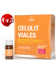 Pack 4x3 Celulit Viales 15 Viales de Herbora