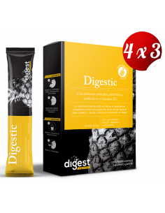 Pack 4x3 Digestic 12 Sticks 4 Gramos de Herbora