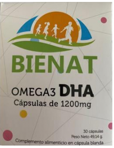 Bienat Dha Omega 3 1200Mg 30Cap. de Bienat