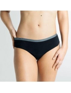 Braguita Menstrual Negra/Gris Flujo Abundante 4/L. Cocoro
