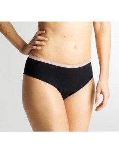 Braguita Menstrual Negra/Rosa Flujo Moderado 0/Xxs Cocoro