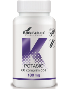 Potasio 60 comprimidos de Liberacion sostenida de Soria Natural