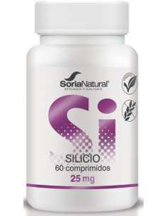 Silicio 60 comprimidos de Liberacion sostenida de Soria Natural