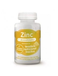 Levadura Nutricional Zinc 120 Comprimidos Vegan Sg Energy Feelings