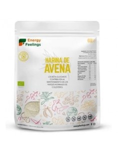 Harina De Avena 1Kg. Eco Vegan Sg de Energy Feelings