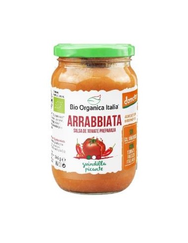 Salsa Tomate Arrabiata Bio 345 ml - Orgánica Italia
