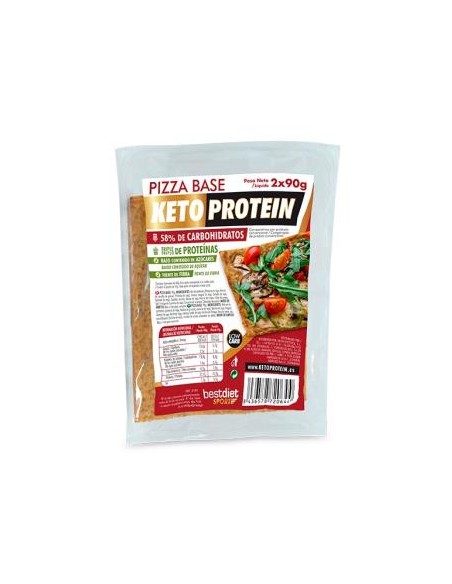 Base De Pizza 2Udx90 Gramos Keto Protein