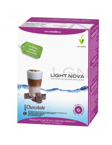 Light Nova Chocolate 6 Sobres De Novadiet