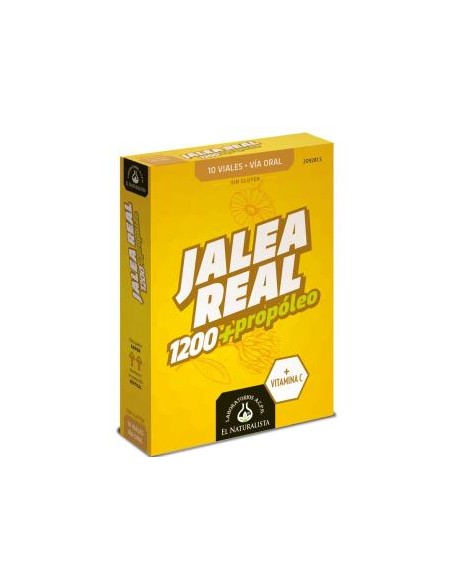 Jalea Real 1200+Propoleo 10 Ampollas El Naturalista