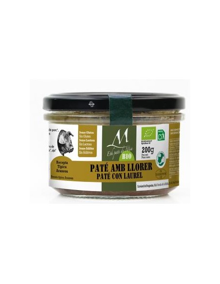 Pate De Cerdo Con Laurel  200 Gramos Eco Sg Eth Pate De Mia