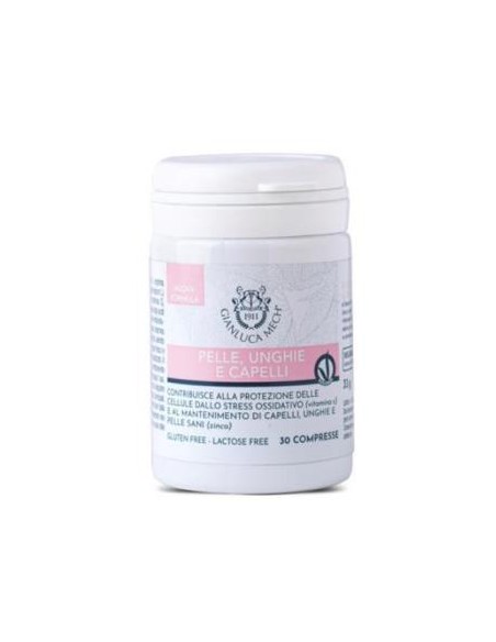 Gianluca Mech Suplemento Piel, Uñas y Cabello 30 Comprimidos