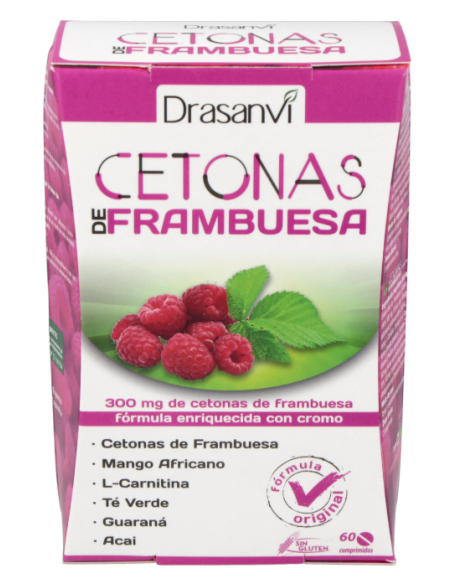 Cetonas Frambuesa 60 Comprimidos Drasanvi