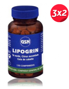 Pack 3x2 Lipogrin 120Comp. Gsn