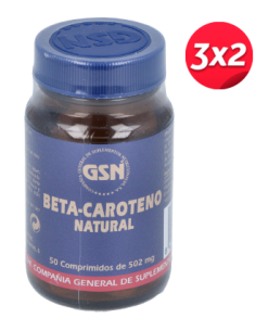 Pack 3x2 Betacaroteno...