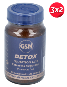 Pack 3x2 Detox 60Comp. Gsn