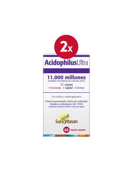 Acidophilus Ultra 60Cap. (Refrigeracion) de Sura Vitasan