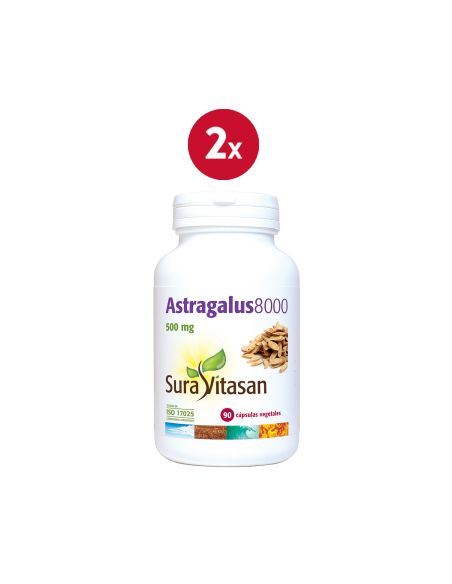 Pack de 2 uds Astragalus 8000 90Cap. de Sura Vitasan