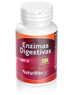 Enzimas Digestivas, 120 Comp.  de Naturbite