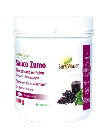 Pack de 2 uds Sauco Zumo Concentrado En Polvo 100Gr. de Sura Vitasan