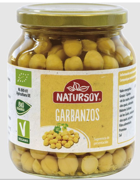 Garbanzos en conserva 350g Natursoy