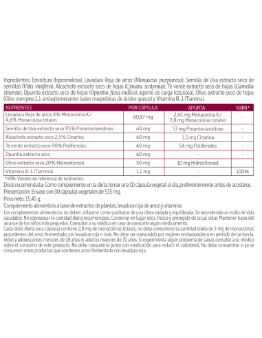Colestless 30 Vcaps de Nature Essential