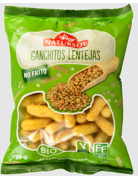 Ganchitos Lentejas 75g Natursoy