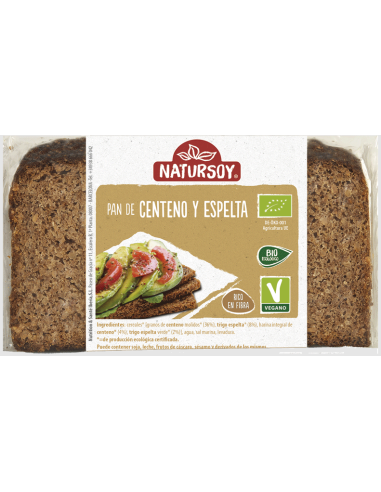 Pan De Centeno Y Espelta 500 G de Natursoy