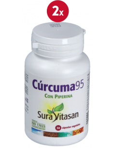 Pack de 2 uds Curcuma 95...
