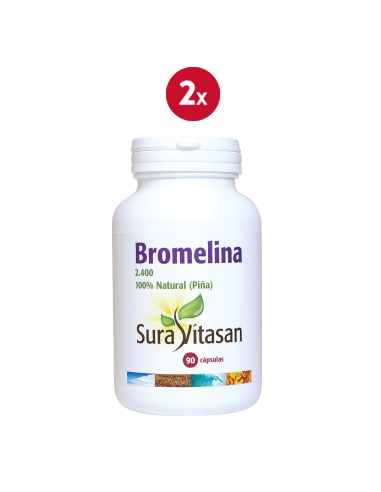 Pack de 2 uds Bromelina 2400 30Cap. de Sura Vitasan